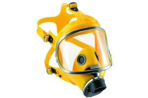 Dräger X-plore 6570 z filtrem z niebieskim silikonowym korpusem